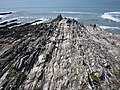 Plomodiern : estran rocheux à la pointe de Talagrip.