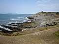 Plomodiern : la pointe de Talagrip vue du sud.