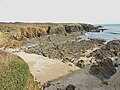 Plage et falaises de Stang Souc.