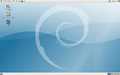 Standard desktop of Debian "Etch"