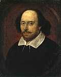 The Chandos Portrait of William Shakespeare, attributed to John Taylor