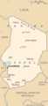 Carte du Tchad Map of Chad خريطة تشاد