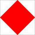 English: International signal flag Deutsch: Internationale Signalflagge