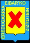 Escudo de la ciudad de Eibar (Guipúzcoa, País Vasco España)