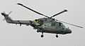 Hélicoptère Lynx survolant la rade de Brest