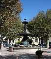 Fontaine, place de la mairie.