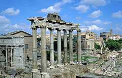 Saturnus' Temple in Forum Romanum