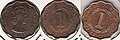 Comparison of British Honduras and Belize one cent coins