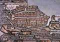 Jerusalem on the Madaba Map, 6th century