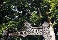 Entrance to the Public Gardens just before Hurrican Juan.