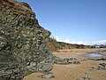 Falaise en arrière de la plage du Bas-Pouldu 4.