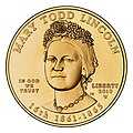 First Spouse Program gold coin for Mary Todd Lincoln, 2010