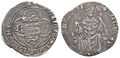 Galeazzo e Bernabò Visconti (1355-1378): AR Grosso o Bissona (2.50 g).