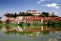 Old town from across the river Drava