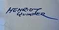 Faïence de Quimper : signature Henriot vers 1910