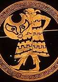 Thracian peltast from a Kylix