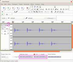 Audacity Interface