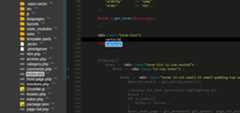 ICEcoder HTML code assist