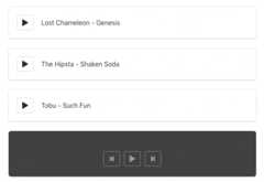A music player built using React