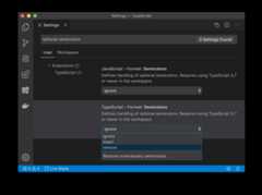 New semicolon formatter option in VS Code