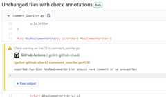 sample comment outside diff