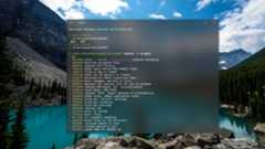 Cmder on Fluent Terminal UWP, a transparent terminal for Windows with acrylic effect
