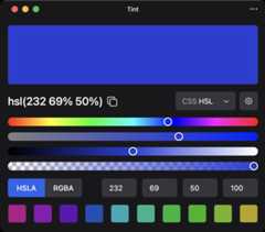 Screenshot of Tint