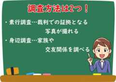 さくら幸子探偵事務所での浮気調査方法