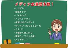 青木ちなつ探偵事務所のメディア出演歴