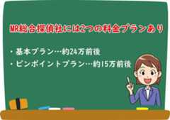 MR探偵社の状況別浮気調査の2つの料金