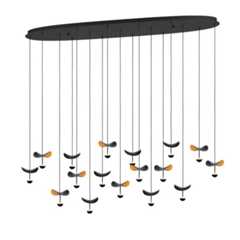 Hanglamp Dracera Ovaal 17-lichts