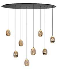 Hanglamp Golden Egg ovaal 8lichts