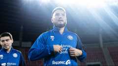 Динмухамед Кашкен в сборной Казахстана. Фото: КФФ©