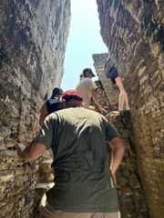 Vet Students in Belize on a tour.