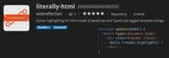 literally-html example