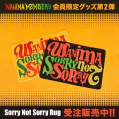 「Sorry Not Sorry Rug」販売のお知らせ!!