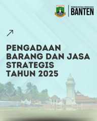 Pengadaan Barang dan Jasa Strategis 2025