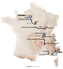 Carte du parcours 2011
