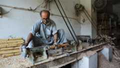 Preparing handles.