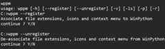 WinPython Register