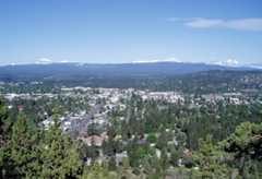 Bend, Oregon, earns the moniker of being a Zoom town by virtue of strong in-migration and soaring home sales during the pandemic. (Tom Banse)