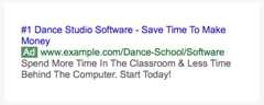 This advertising copy saw a conversion increase of 34%.
