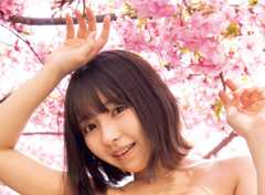 アイドルグループ「#2i2」(ニーニ)でも活躍の十味「2月下旬に見つけた満開の桜。でもやっぱり寒かったです」