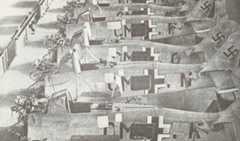 assembly line of German Focke-Wulf Fw 190