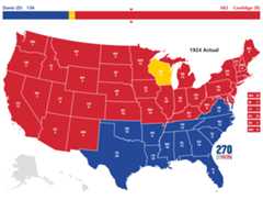 1924 Presidential Election Results