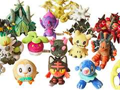 ポケモンのぬいぐるみシリーズ「Pokemon fit」にアローラ地方のポケモンたちが登場。“ぬいバッグ”などの雑貨も