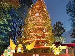 でんきタイプのポケモンたちが灯すツリーなどを展開。「Pokémon Happy Holidays」と題した赤レンガ倉庫「ポケモン」ブースの詳細が明らかに