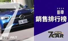 2025 年 7 月台灣新車銷售數字
