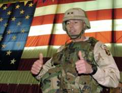 In 2004, General David Petraeus celebrates return of the 101st Airborne Division to Fort Campbell, Kentucky from combat duty in Iraq. (John Sommers II/Reuters/Corbis/)