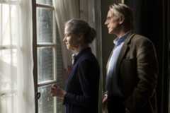 2013: Jeremy Irons and Charlotte Rampling in the drama film "Night Train to Lisbon" directed by Bille August.